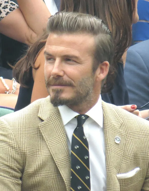 Porträtt av David Beckham